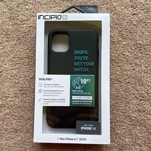 INCIPIO:organicore iphone 11 black protective case